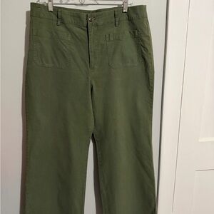 J. Crew Army Green Lizzie Pants